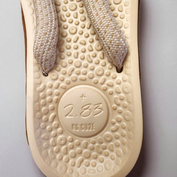 Allbirds Sugar Zeffers Flip Flops Sandals – Beige Eco Foam – Women's 9 / Unisex - Picture 3 of 8